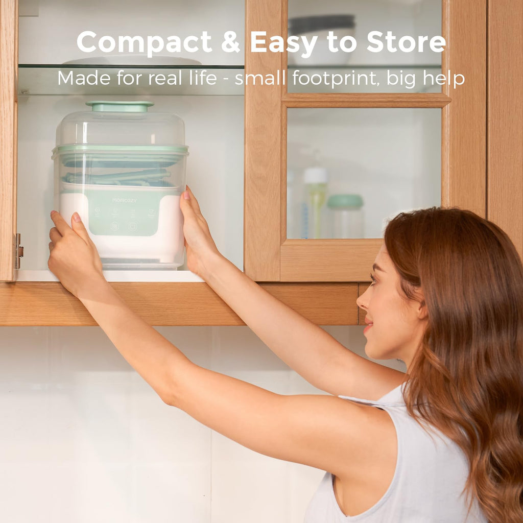 Momcozy New Modular Nesting 4 in 1 Compact Bottle Sterilizer and Dryer
