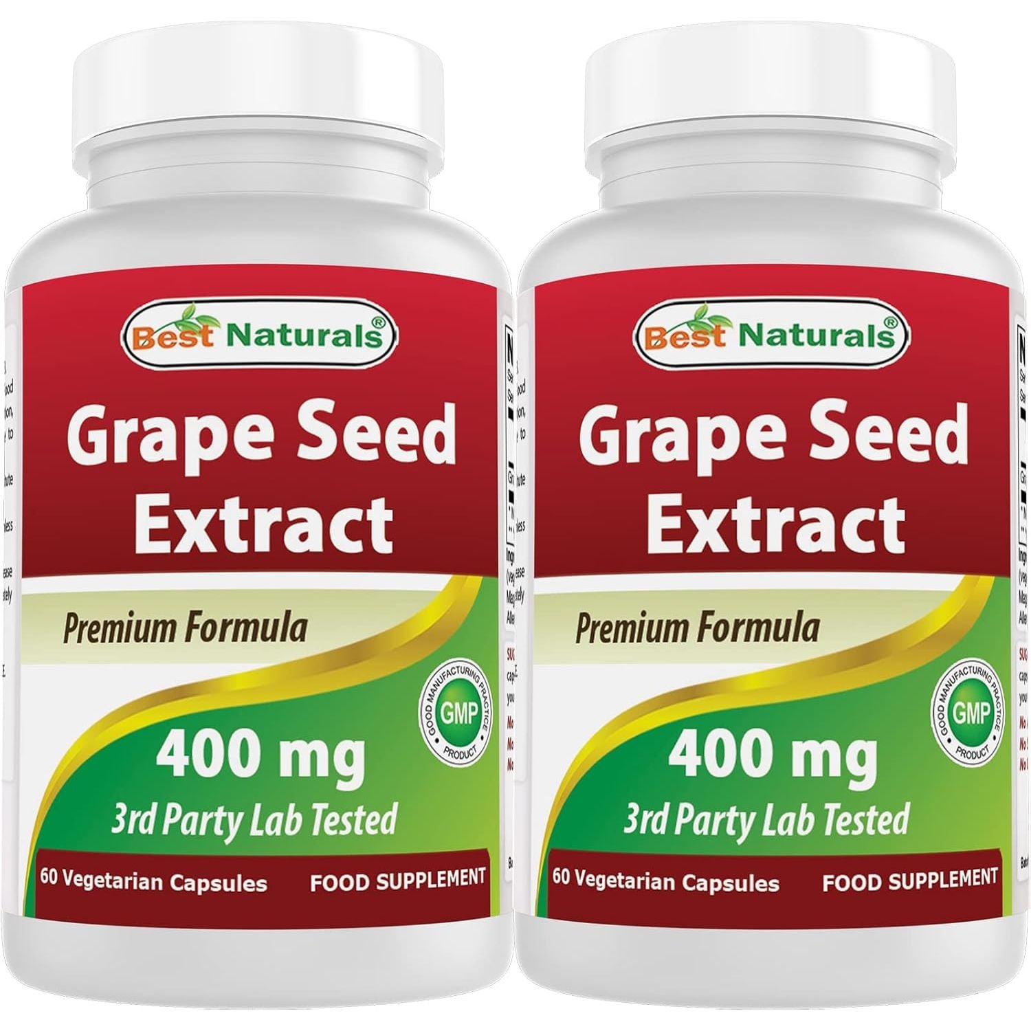 Buy now Best Naturals Grape Seed Extract 400 mg Veggie Capsule, 120 Count 120 Count (Pack of 2) at indiglob india