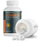 Bronson Vitamin D3 10,000 IU (250 mcg) Immune & Muscle Support, 360 Tablets | Bone & Teeth Support, Non-GMO, Gluten-Free & Soy-Free