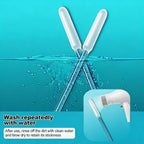 HAVENVOGUE Sticky Ear Cleaning Stick, 48PCS Reusable Silicone Adhesive Ear Wax Removal Tools, Soft Earpick Swabs with Dust Cover, Portable Gentle Ear Cleaner Kit for All Ages