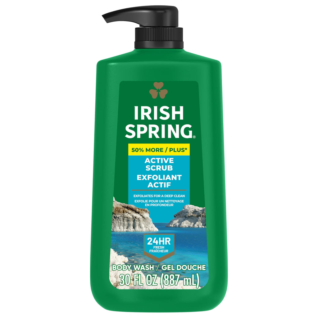 Buy now Irish Spring 5 in 1 Moisturizing Body Wash for Men, Shampoo, Conditioner, Body and Face Wash, and 24 Hour Deodorizer, Paraben-Free, Fresh Eucalyptus & Bergamot Scent, 20 fl oz at indiglob india