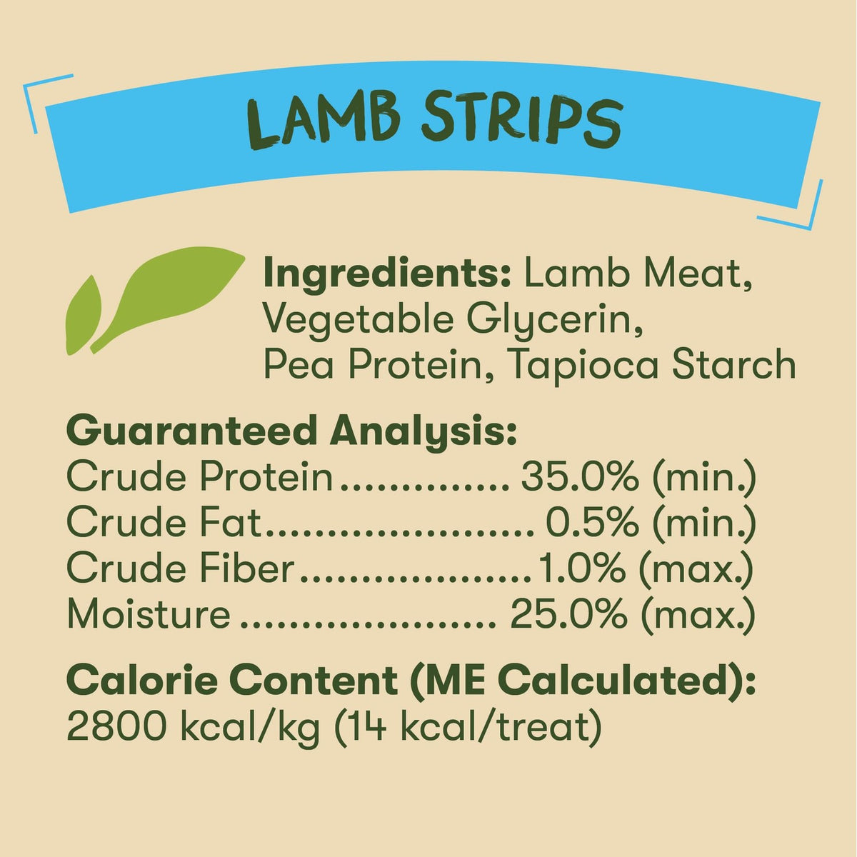 Pet 'n Shape Lamb Jerky Strip - Natural Dog Treats, 3 Ounce, 1 Pack