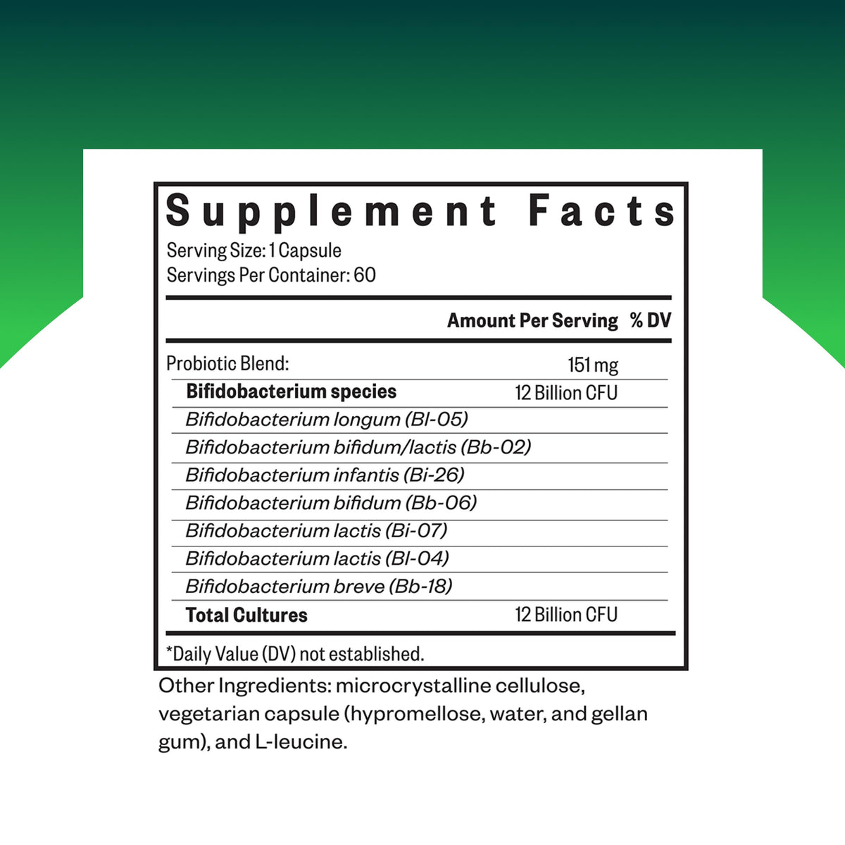 Seeking Health ProBiota Bifidobacterium, 60 Capsules