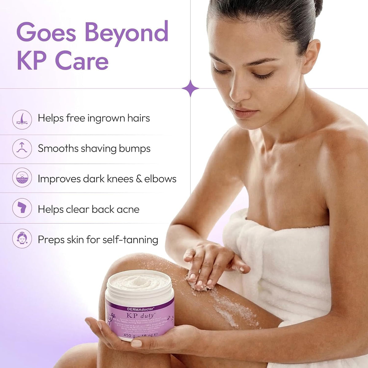 DERMAdoctor KP Bump Eraser Body Scrub, 10% AHAs + PHAs, Rough & Bumpy Skin