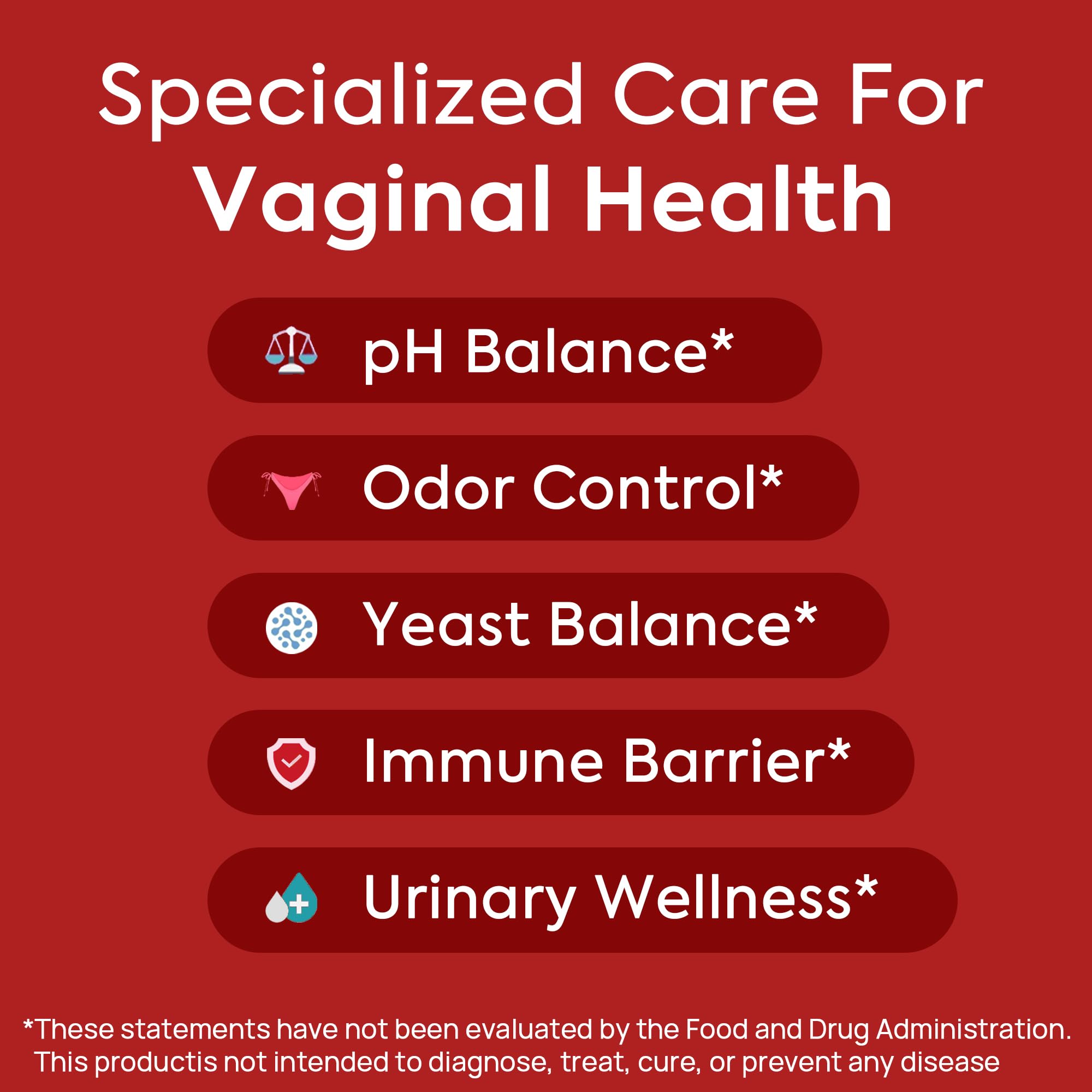 HerAure Vaginal Probiotics for Women -PH Balance,Yeast Balance,60CT | Healthy Vaginal Odor, Vaginal Flora, Women Probiotics and Prebiotics,Immune Support - Prebiotics & Lactobacillus Probiotic