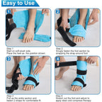Buy now Relief Expert Ankle Ice Pack Wrap â€“ Reusable Cold Gel Pack for Foot and Heel, Dual-Sided Design with Soft Plush Lining, Flexible Cold Compress for Achilles and Ankle Support, Blue at indiglob india
