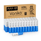 Buy now Voniko Ultra AAA Batteries 24 Pack - Alkaline Triple A Battery, Ultra Long-Lasting for All Your Devices, 10-Year Shelf Life, Leak-Proof & Mercury-Free at indiglob india