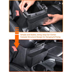 Buy now Savadicar Center Console Hanging Storage Organizer, Armrest ABS Tray Compatible with 2018-2025 Jeep Wrangler JL JLU 4XE and Jeep Gladiator JT, Interior Accessories, Black at indiglob india