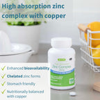 Igennus Chelated Zinc Complex 25mg with Copper, Picolinate & Bisglycinate