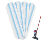 Mop Replacement Pads for Ocedar H2prO Flat Mop, 4 Pack Mop Refills for O-Cedar H2pro Flat Mop, Machine Washable Reusable Microfiber Mop Heads Replacements for Ocedar H2 Pro Mop