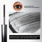 JUDYDOLL Waterproof 3D Curling Mascara enhances lashes with fibers for volume and curl, providing a genuine beauty experience.