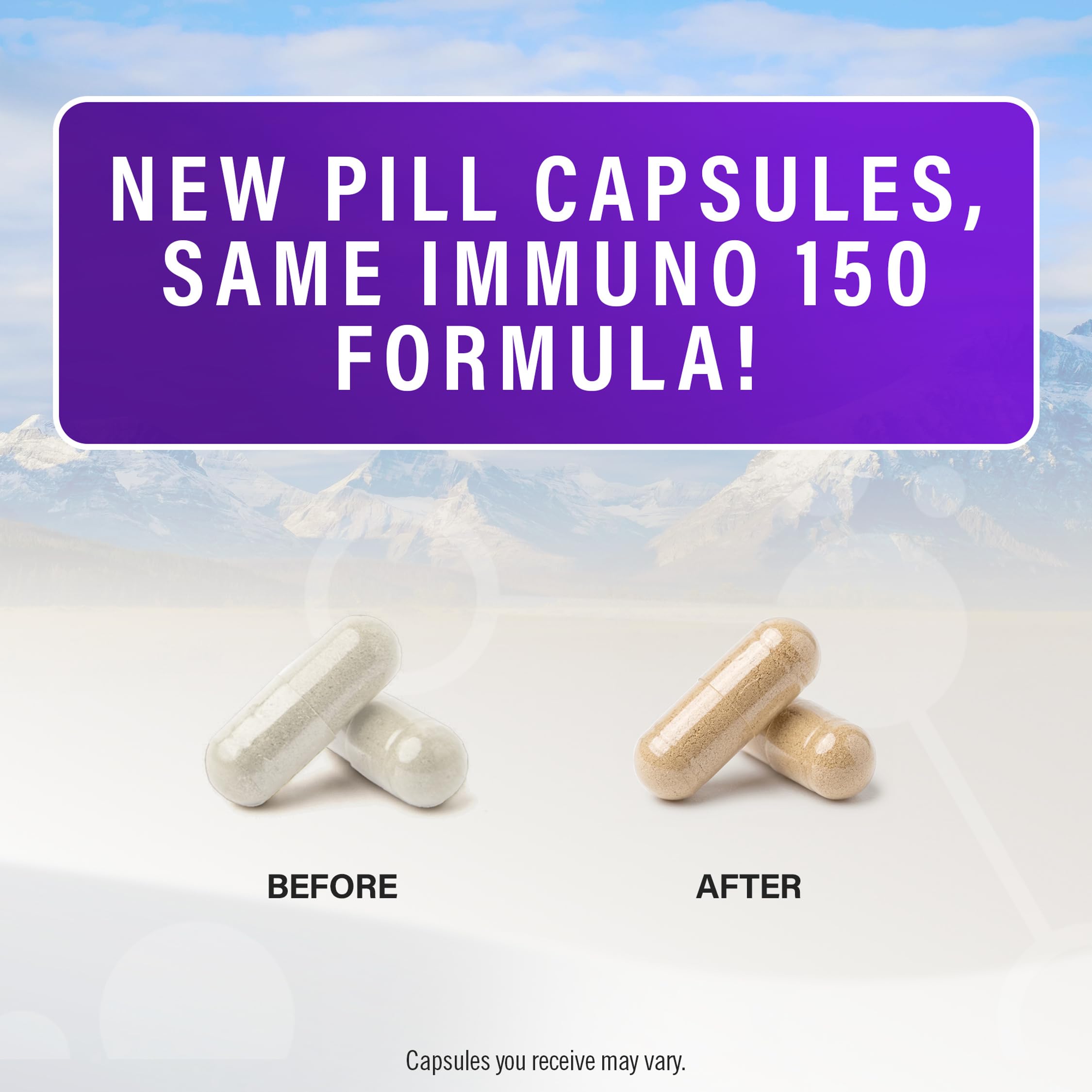 Immuno 150, Immune Support Supplement, 150 Vegetable Capsules | Packed with 70 Plant Minerals, 13 Essential Vitamins and 68 Additional Nutrients-- Immune Boost for All Age Groups
