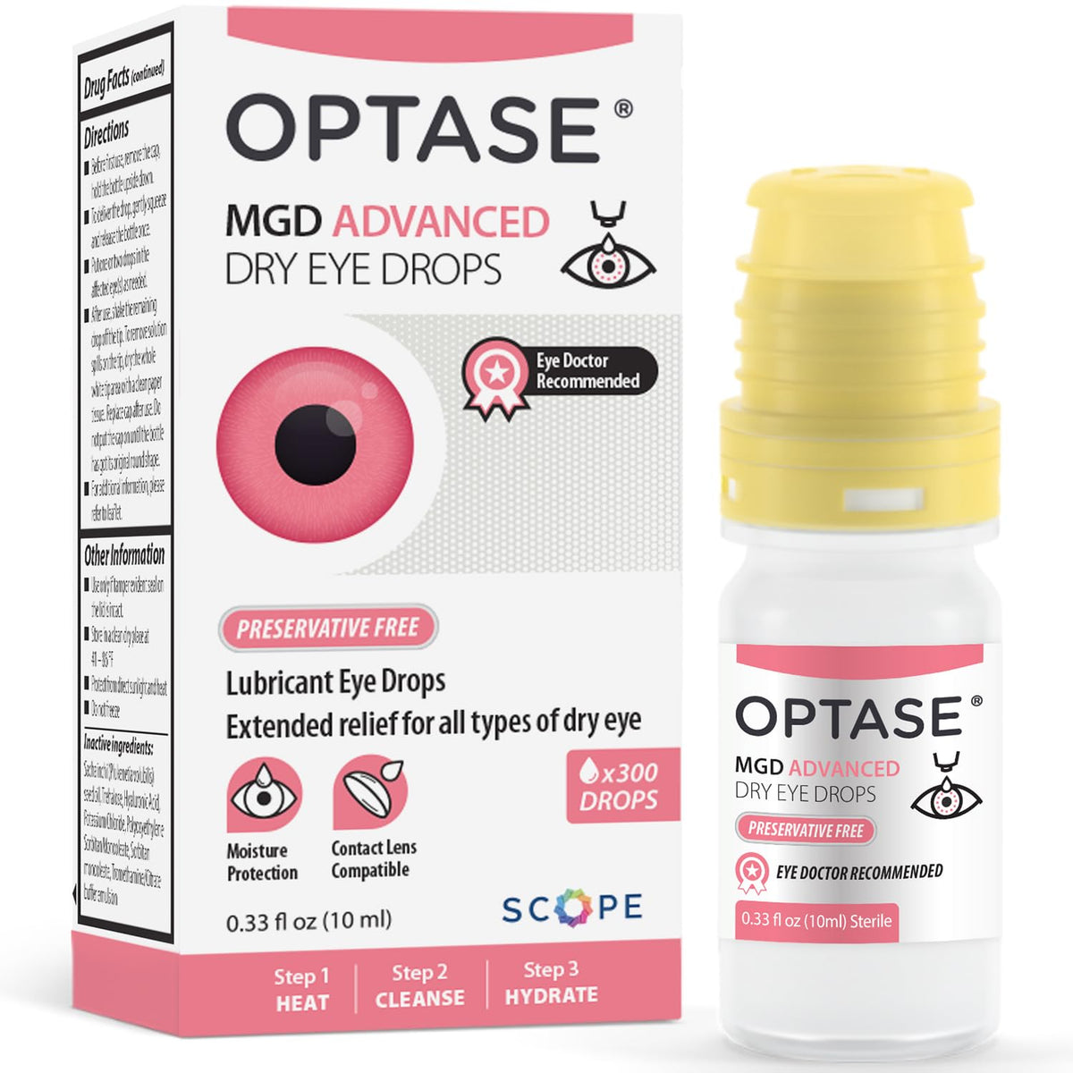 Optase® MGD Advanced Dry Eye Drops, 0.33 fl oz