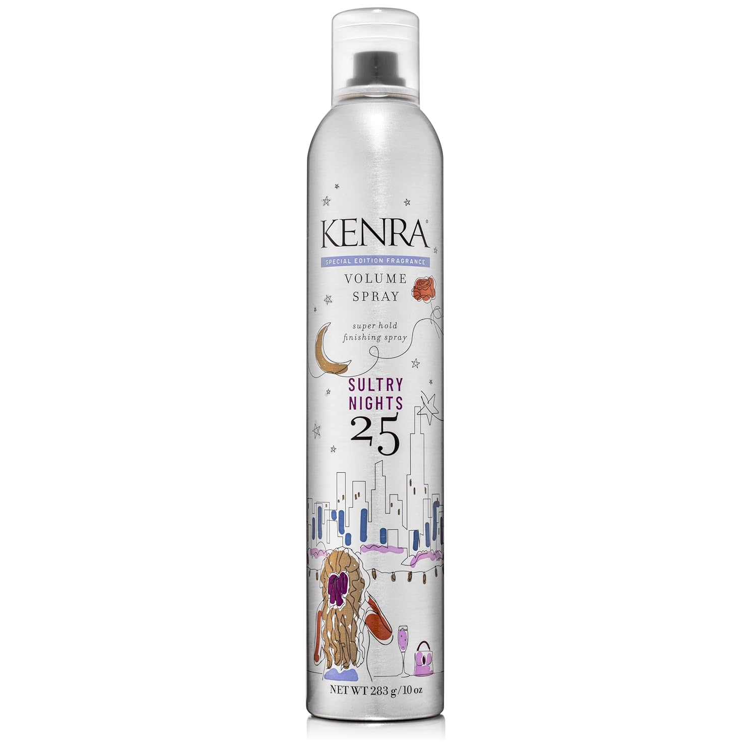 Buy now Kenra Professional Volume Spray 25 | Super Hold Finishing & Styling Hairspray | Flake-free & Fast-drying | Wind & Humidity Resistance | All Hair Types 10 Fl Oz | 80% VOC | Sultry Nights at indiglob india