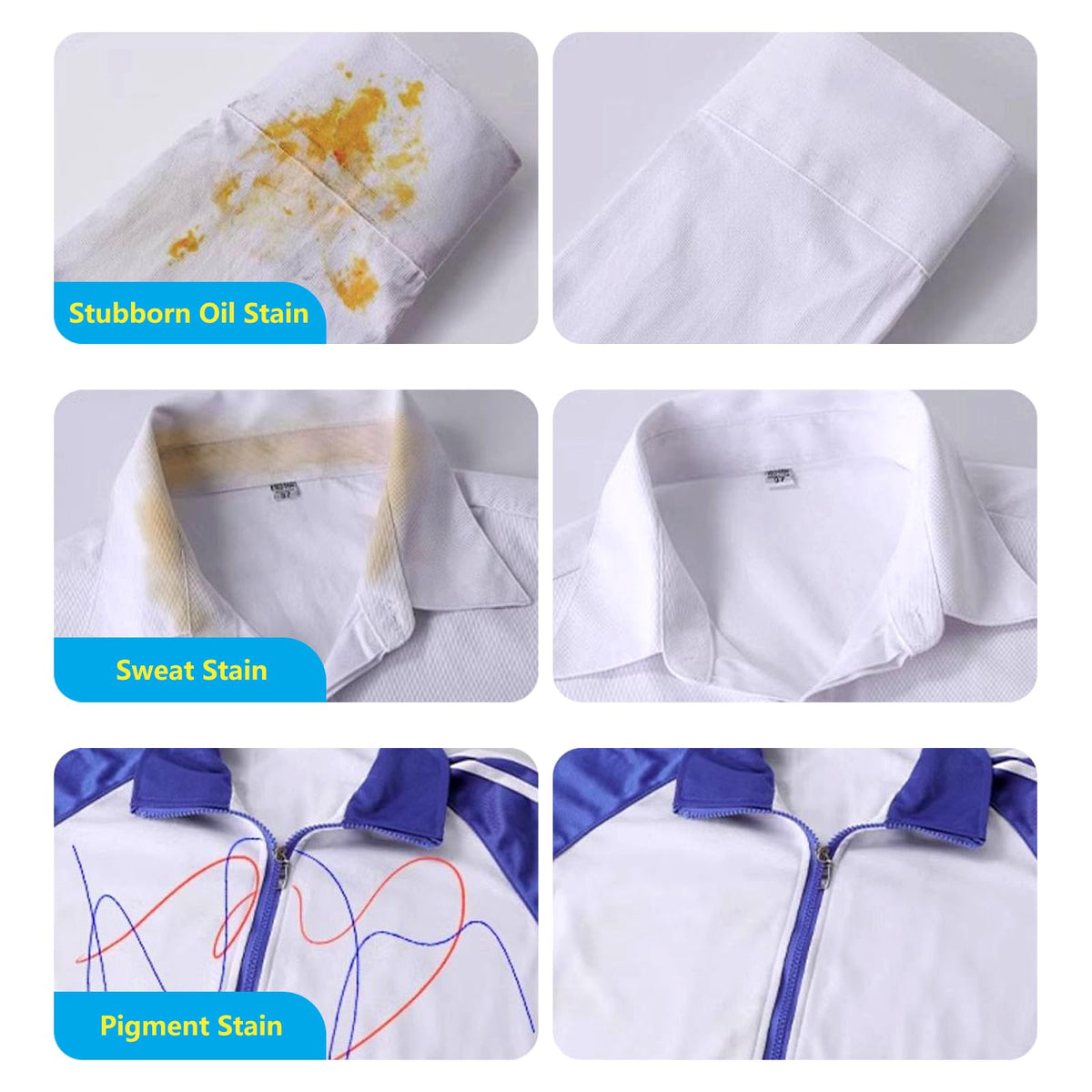 2PCS Bleach Pen，Bleach gel for Clothing, Portable bleach pen，More effective stain removal，Accessories,Instantly Remove New Stains