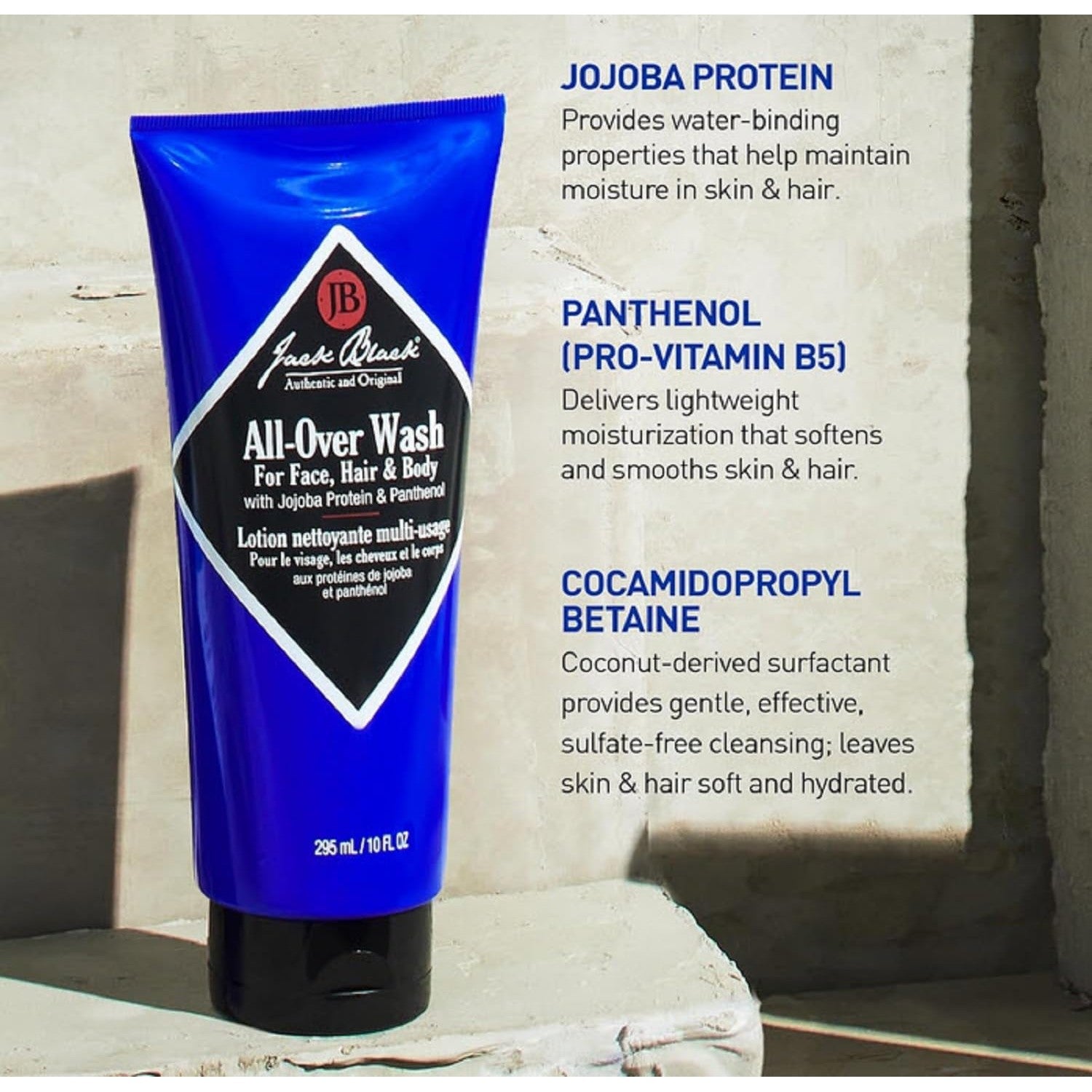 Buy now Jack Black Body & Hair Cleanser – Mens Body Wash, Mens Shampoo, Skin Care, Hair Care, Body Wash Men, Sulfate–Free at indiglob india
