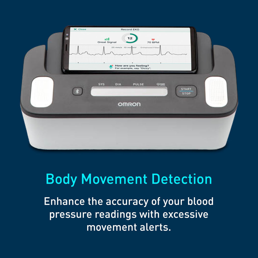 OMRON Complete 2-in-1 Blood Pressure Monitor + EKG for Home Use