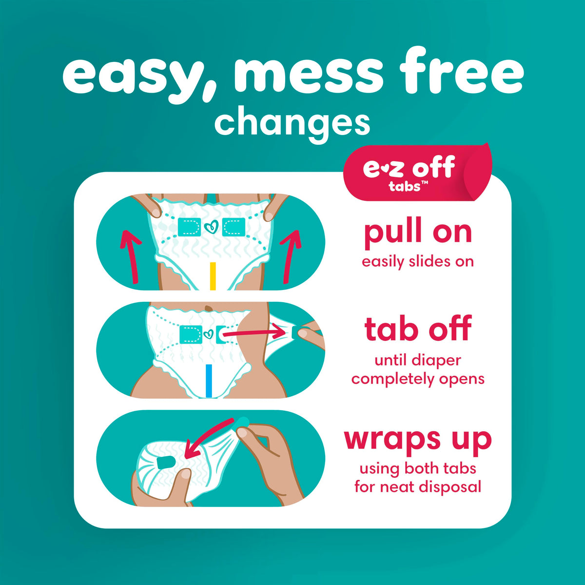 Pampers Diapers - Cruisers 360 - Size 4, 21 Count, up to 100% Leakproof Pull-On Diaper for Active Babies