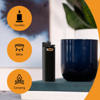 BIC Maxi Pocket Lighters, Reliable 8-Pack, Long-Lasting, All-Black