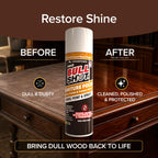 Bull Shot Pro Furniture Cleaner & Polish for Finished Wood