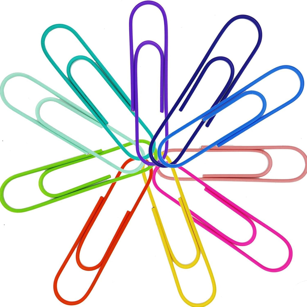 50 Pack 4 Inches Jumbo Paper Clips Extra Large Mega Paperclips
