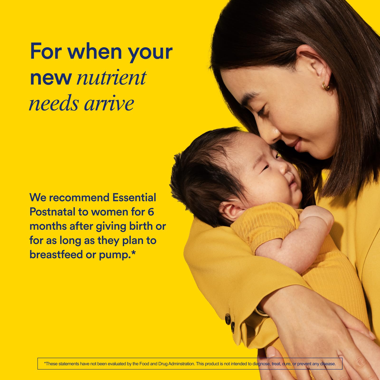 Ritual Women's Postnatal Multivitamin - 60 Capsules - 30 Servings | Key Essential Vitamins and Minerals - Support Mom and Baby Postpartum, Throughout Lactation* - Choline, DHA - Vegan - Citrus