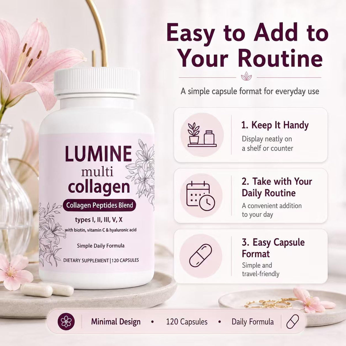 LUMINE Organics Collagen Peptides