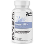Youth & Tonic Natural Water Pills Weight Loss Women, Men, Water Retention