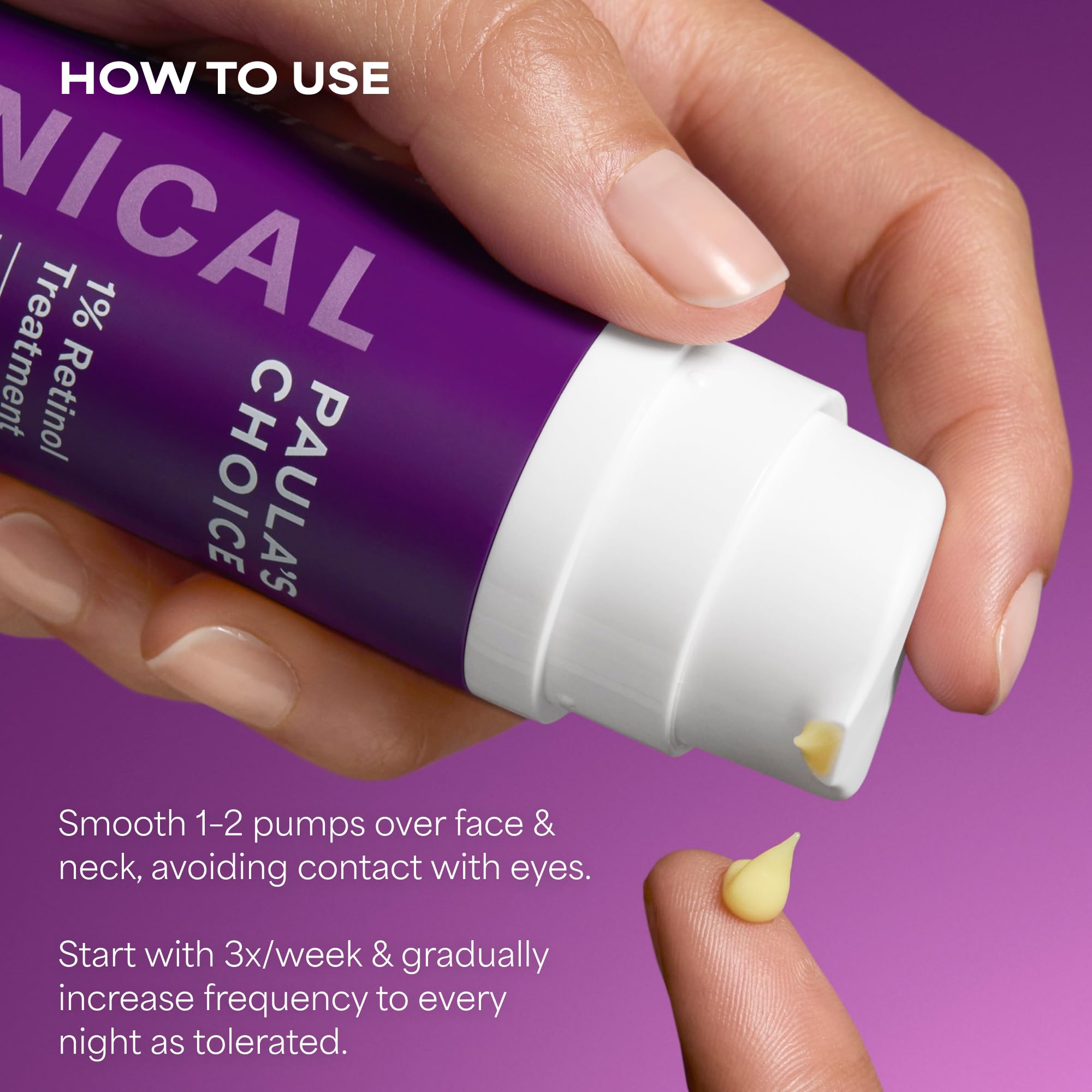 Paula's Choice CLINICAL 1% Retinol Face Treatment with Peptides | Anti-Aging Face Serum with Vitamin C & Licorice Extract for Fine Lines & Wrinkles, Fragrance Free