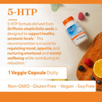 Buy now Doctors Best 5-HTP, Supports Mental & Emotional Well-Being, Non-GMO, Gluten Free, Soy Free, Vegan 180 Veggie Caps at indiglob india