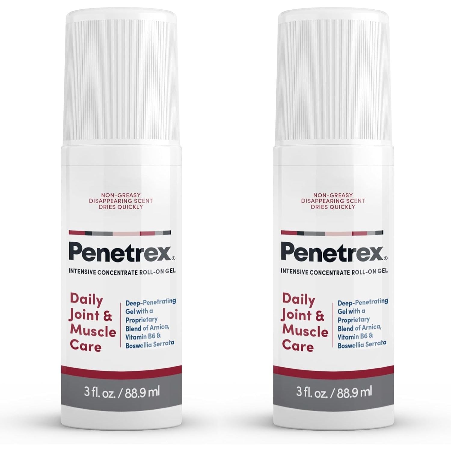 Buy now Penetrex Joint & Muscle Therapy - Soothing Muscle Rub for Back, Neck, Hands, Feet - Premium Whole Body Rub with Arnica, Vitamin B6 MSM & Boswellia - Non-Greasy 2oz Cream 3 Ounce (Pack of 2) at indiglob india