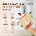 Oatmeal Soap – Natural Oatmeal & Honey Goat Milk Bar – Face & Body Wash for Eczema, Psoriasis, Dry, Itchy, Sensitive Skin Relief – Unscented Soap Great for Kids, Babies – Handcrafted, Made in USA