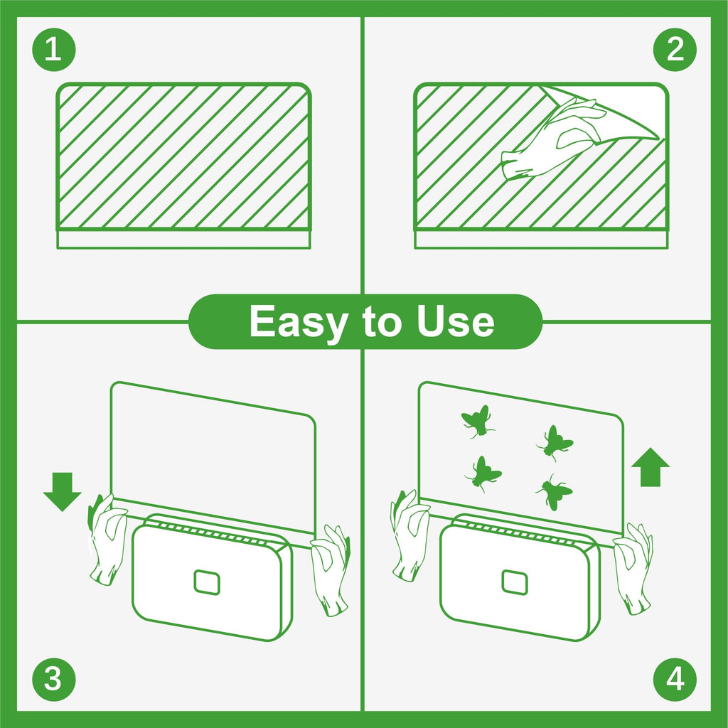 LFSYS 40 Packs Refill Card(Refills Only) for Plug in UV Light Fly Trap, Sticky Board Refills for LFSYS Plug-in Fly Trap