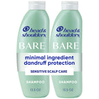 Head & Shoulders Anti-Dandruff Shampoo, BARE Soothing Hydration, 1% Pyrithione Zinc, Dry Scalp Relief, Free of Sulfates, Silicones, Dyes, 13.5 Fl Oz