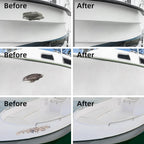 Globalcom Fiberglass Boat Repair Kit White, Gel Coat Repair Kit for Boats