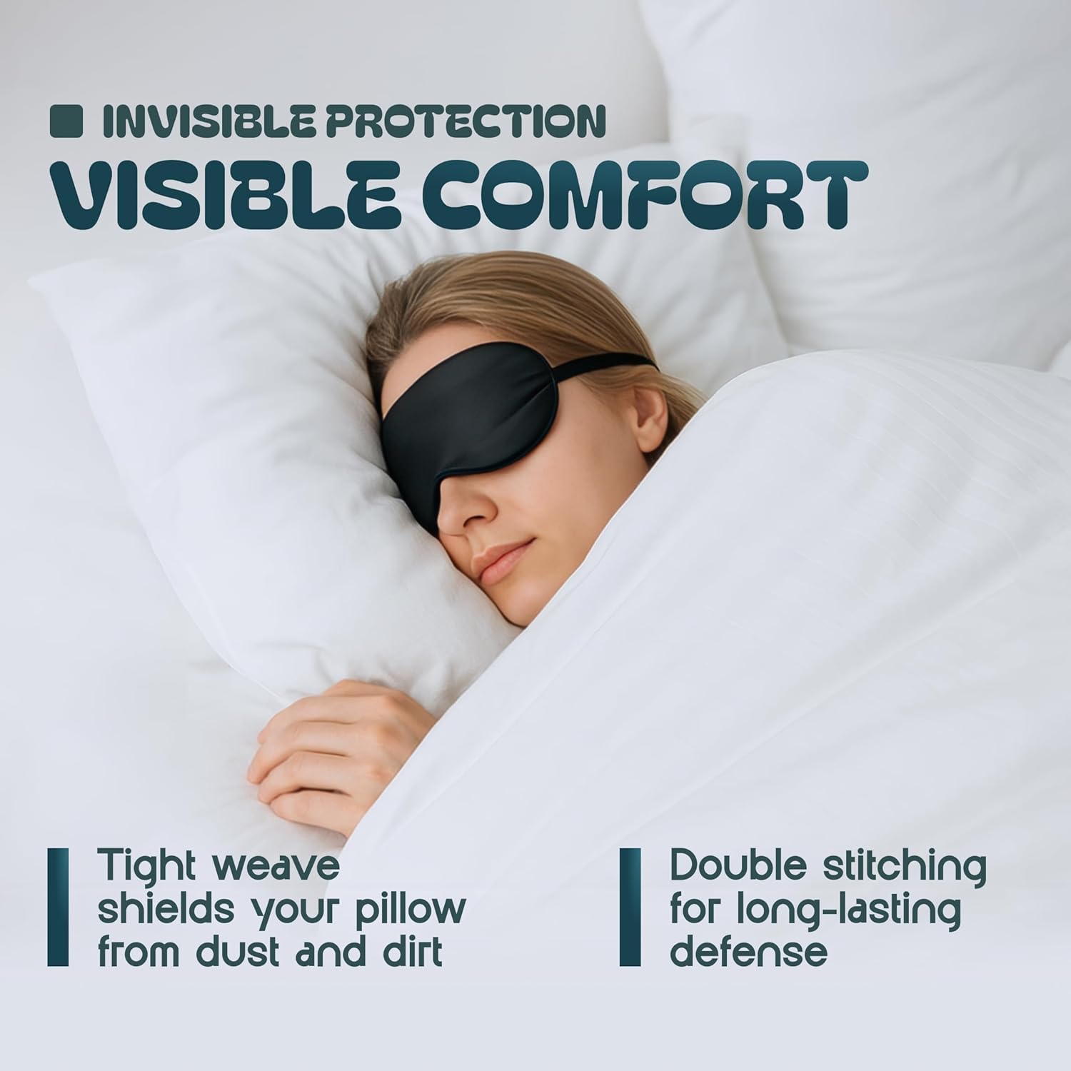 Buy now White Classic King Pillow Covers with Zipper 2 Pack - 20 x 36 Ultra-Soft, Cozy and Noiseless King Pillow Protector, 200 Thread Count, Fade-Resistant Pillow Shams at indiglob india