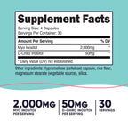Nutricost Myo Inositol & D-Chiro Inositol for Women, 120 Capsules, GMO-Free | 2000mg Myo & 50mg D-Chiro Per Serving, 30 Servings, Vegetarian Friendly, Gluten Free