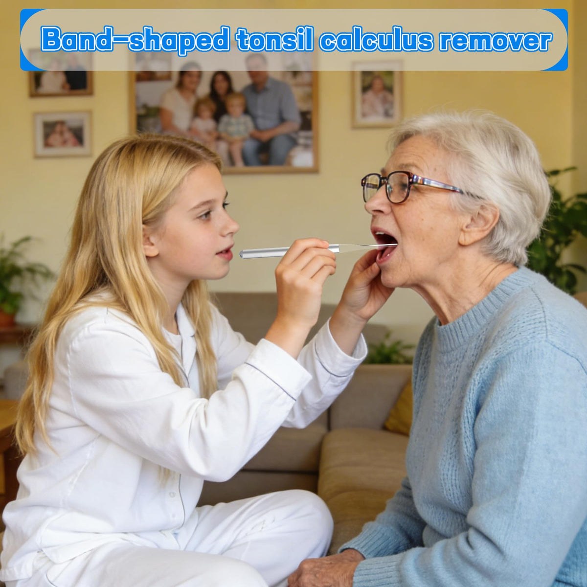 Easy Tonsil Stone Remover- Electronic Tonsil Stone Removal Kit with Aluminum Alloy Body, Built-in LED Light & Flexible Probe - Painless Tonsillolith Remover Tool for Bad Breath - Rechargeable