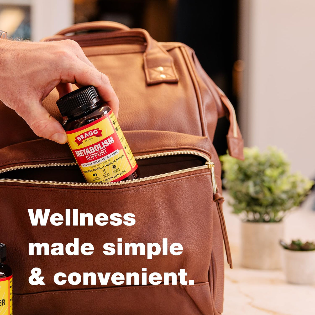 Bragg Metabolism Natural GLP-1 Support Apple Cider Vinegar Capsules - 90ct