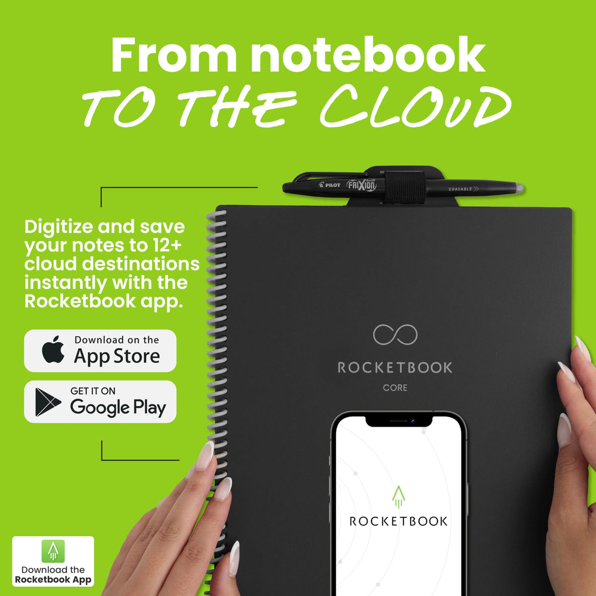 Rocketbook Accessory Kit, Compatible with Rocketbook Notebooks & Planners