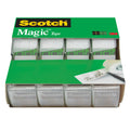 Scotch Magic Tape, Invisible, Home Office Supplies and Back to School Supplies for College and Classrooms, 4 Rolls with 4 Dispensers
