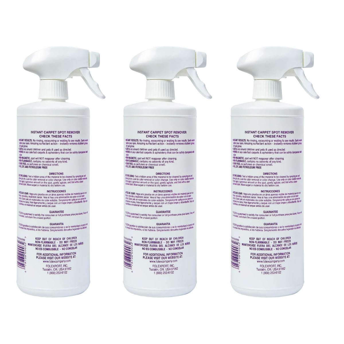 Folex Inst Carpt Spot Rmvr, 32 Ounce, pack of 3
