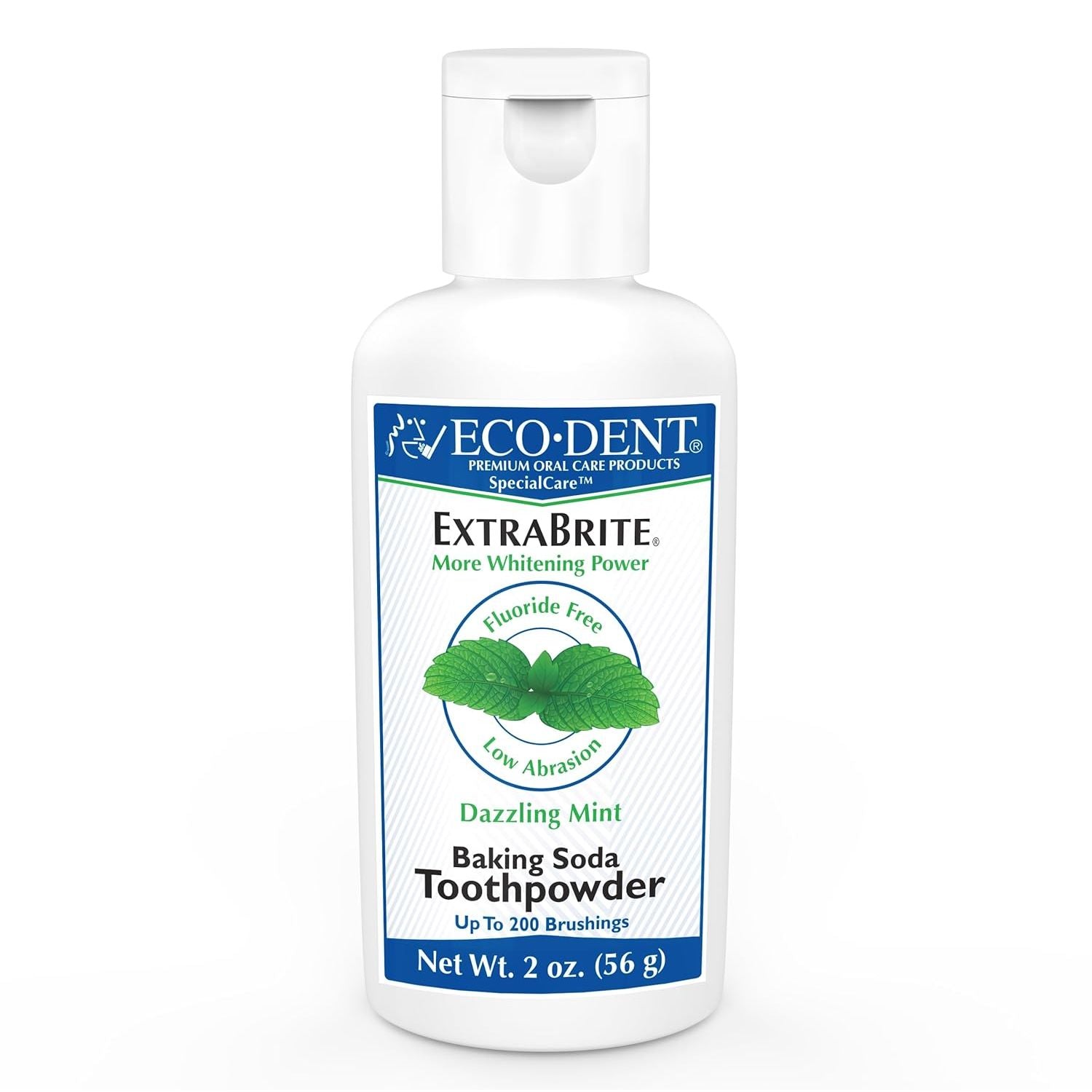 Buy now Eco-Dent ExtraBrite Baking Soda Tooth Powder, Mint â€“ SLS & Fluoride-Free Toothpaste Powder with Oxidizing Calcium Peroxide, Whitening Toothpaste Alternative + DailyRinse Single-Use Pack Default at indiglob india