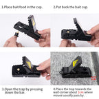 Mouse Trap, Mice Traps That Work Best Snap Traps for Small Mice and Mouse Outdoor Indoor Quick Kill and Reusable Mouse Traps 6 Pack
