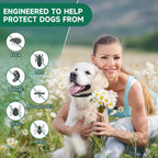 Woyamay 4 Pack Flea Collar for Dogs, Flea and Tick Prevention for Dogs