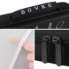 Buy now BOVKE Stethoscope Case for 3M Littmann Classic III, Lightweight II S.E, MDF Acoustica Deluxe Stethoscopes - Extra Room for Medical Bandage Scissors EMT Trauma Shear and LED Penlights, Black at indiglob india