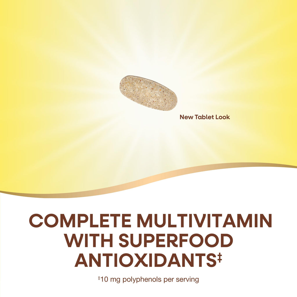 Nature's Way Alive! Women's 50+ Complete Multivitamins, Supports Healthy Heart, Brain, Bones*, Superfood Antioxidants, B-Vitamins, Gluten Free, 130 Tablets (Packaging May Vary),(Pack of 2)