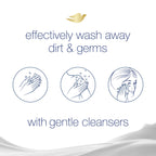 Dove Beauty Bar Soap Original pack of 3. Gently cleans with trusted ingredients, effectively removing dirt and germs.