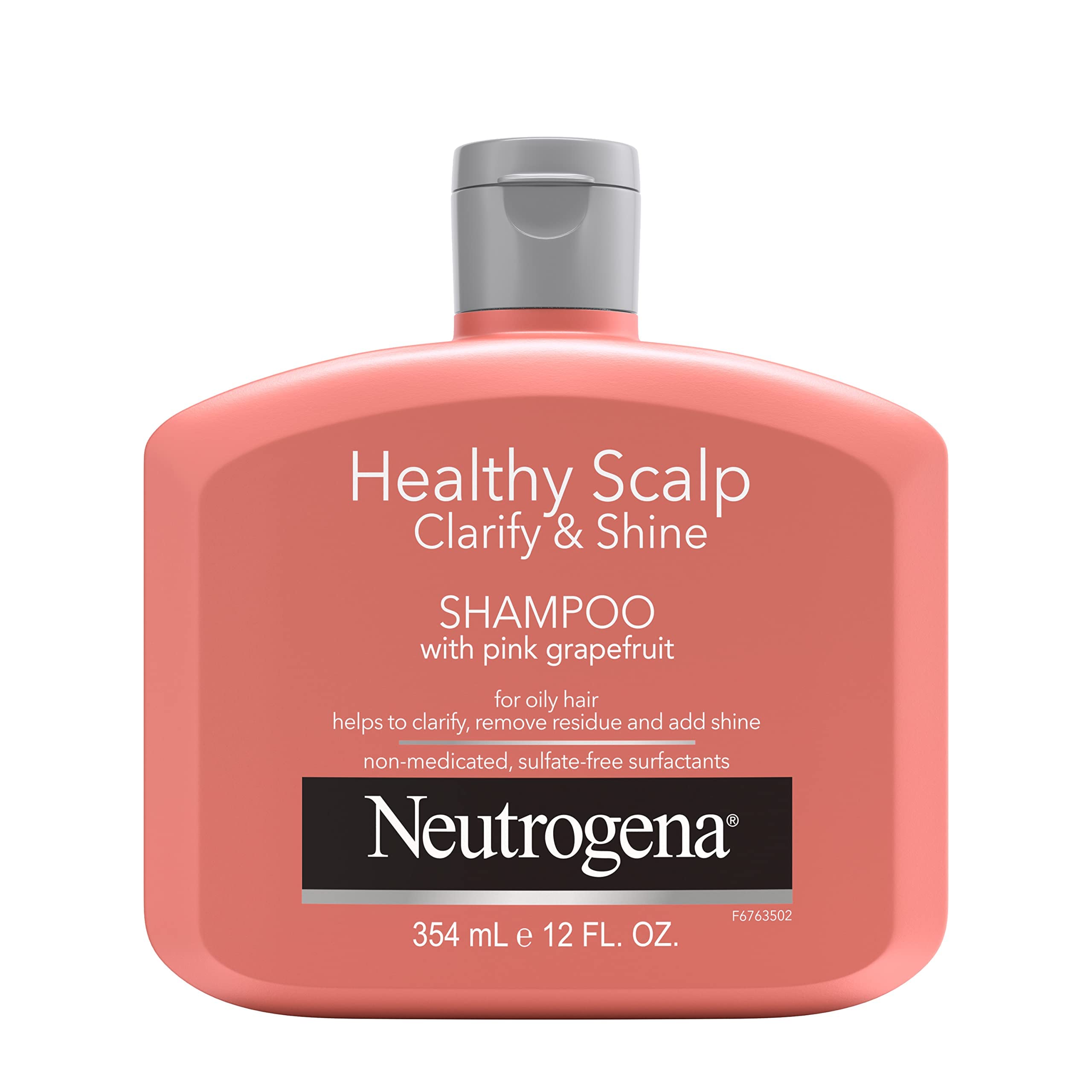 Buy now Neutrogena Exfoliating Healthy Scalp Clarifying Shampoo for Oily Hair & Scalp, Pink Grapefruit pH-Balanced Anti-Residue Formula Adds Shine, Sulfate, Paraben & Phthalate-Free, Color-Safe, 12 Fl Oz at indiglob india
