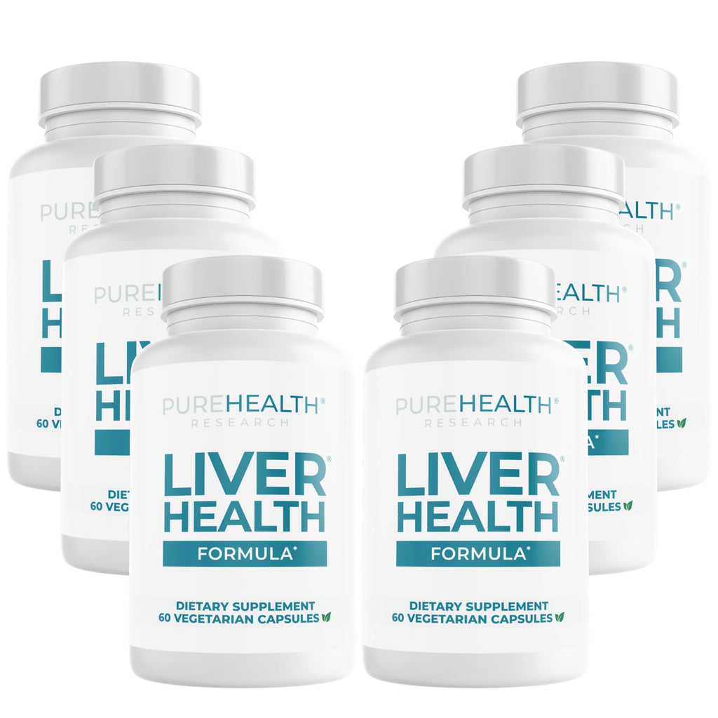 PUREHEALTH RESEARCH Liver Health – Liver Cleanse Detox & Repair Supplement | Liver Support with Milk Thistle, Turmeric Powder, Dandelion, Artichoke, Beet Root, Ginger, L Cysteine HCL - 60 Capsules